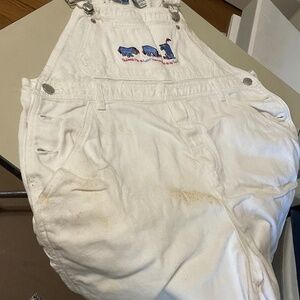 Pooh Jumper Shorts - Size Large - White